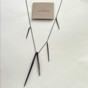 Alexis Bittar Miss Havisham Crystal Encrusted Long Spear Necklace whimsigoth